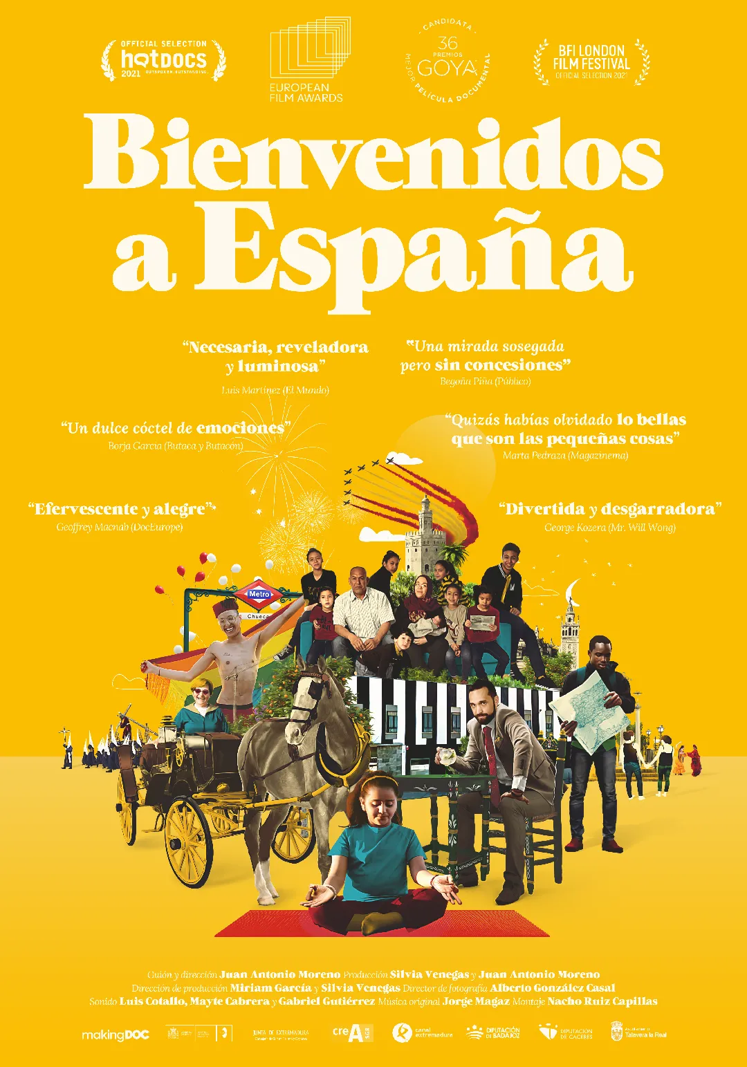 Bienvenidos a España, por día, 17 docsmx