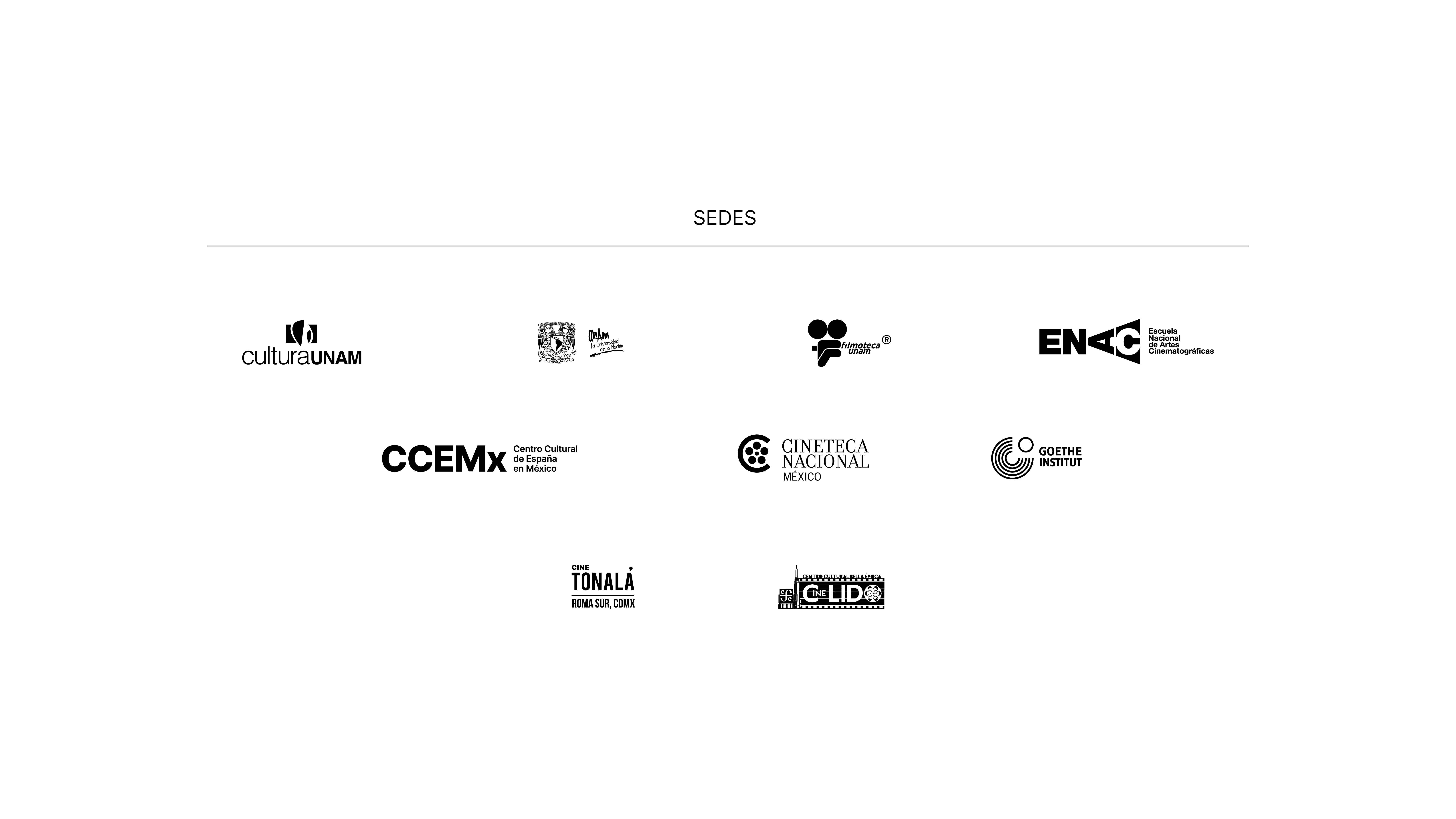 patrocinadores, sedes, 19 docsmx, 2024