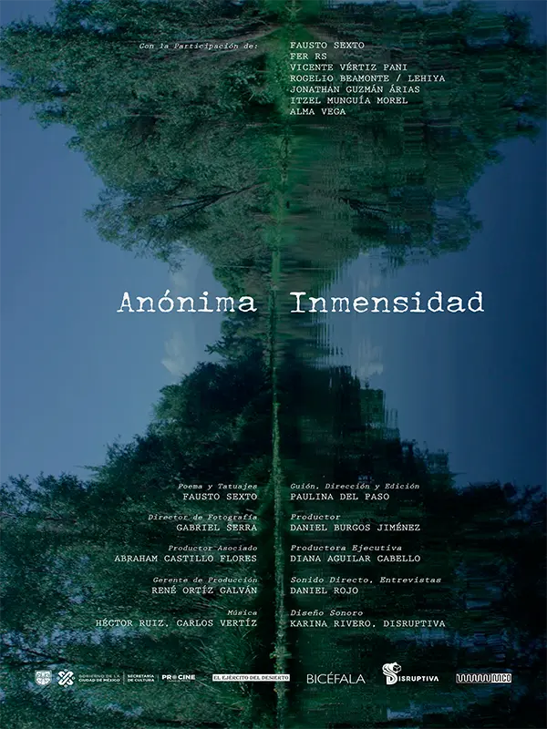 Anónima inmensidad, Paulina del Paso, Programación, por película, 19 DocsMX, 2024